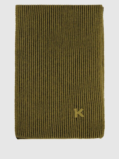 Зелёный шарф KENZO: фото 3 - Invogue