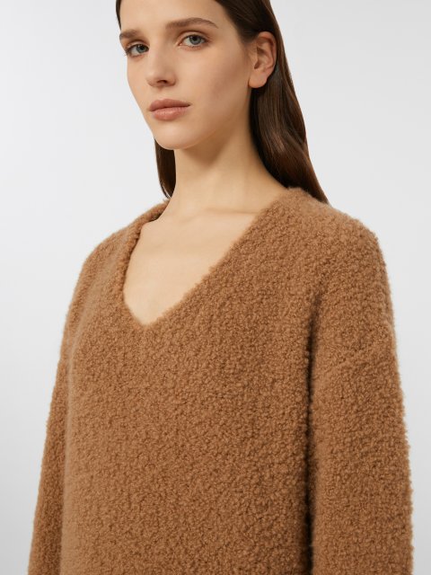 Бежевий светр MAX MARA з вовни: фото 4 - Invogue