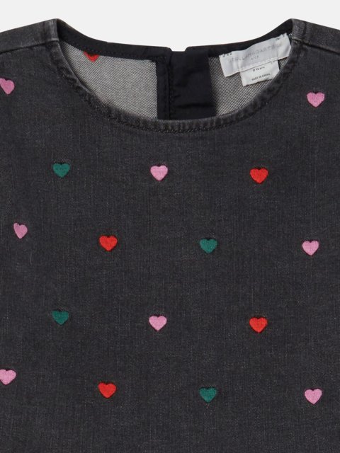 Чорна сукня STELLA MCCARTNEY з довгим рукавом: фото 2 - Invogue