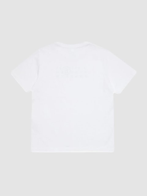 Белая футболка MM6 KID с принтом: фото 1 - Invogue