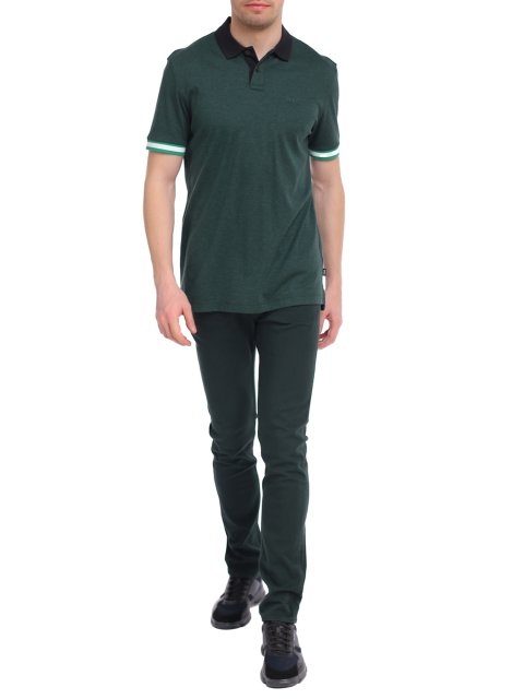 Зелёные джинсы BOSS: фото 3 - Invogue