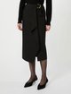 Чёрная юбка Max Mara из шерсти: фото 1 - Invogue