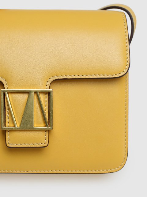 Жёлтая сумка MANU ATELIER: фото 6 - Invogue