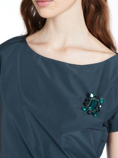 Зелена брошка WEEKEND ACCESSORIES : фото 2 - Invogue