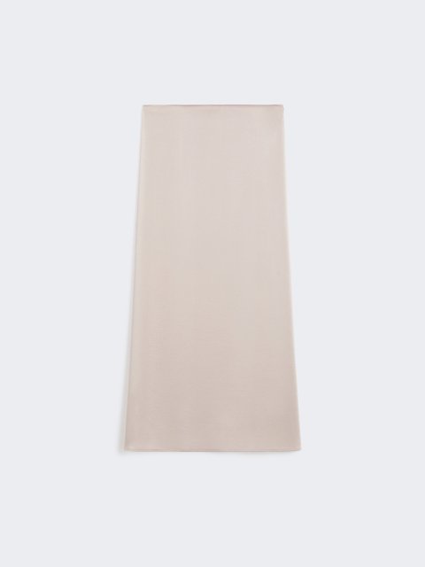 Рожева спідниця WEEKEND MAX MARA атласна: фото - Invogue