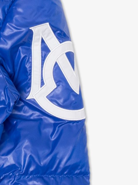 Синяя куртка MONCLER ENFANT: фото 3 - Invogue