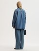 Джинсова сорочка By Malene Birger з бавовни: фото 3 - Invogue