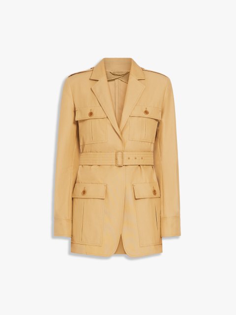 Світло-коричневий жакет Max Mara з поясом: фото - Invogue