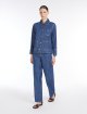 Синя куртка Max Mara з бавовняного деніму: фото 1 - Invogue
