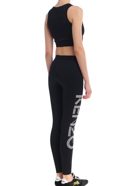 Чёрные брюки KENZO: фото 2 - Invogue