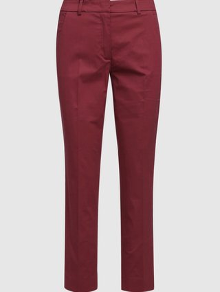Бордові брюки WEEKEND MAX MARA : фото - Invogue