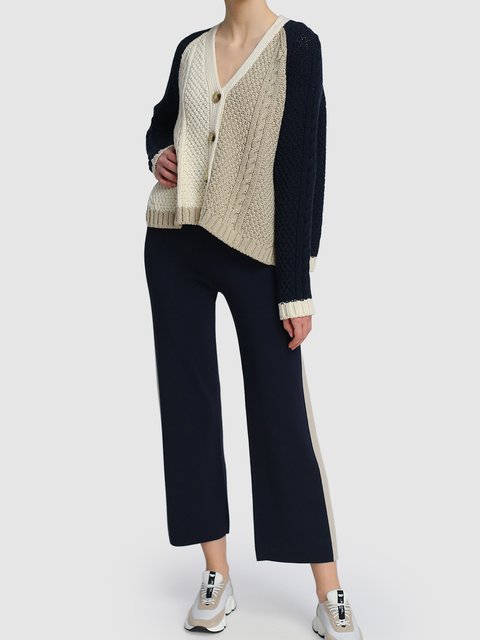 Синие брюки WEEKEND MAX MARA: фото 1 - Invogue