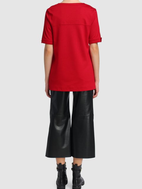 Красная футболка MARC CAIN: фото 2 - Invogue