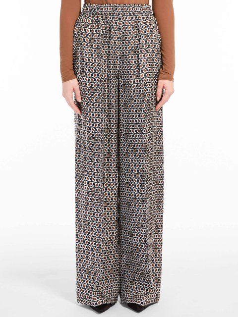 Коричневі брюки MAX MARA : фото 1 - Invogue