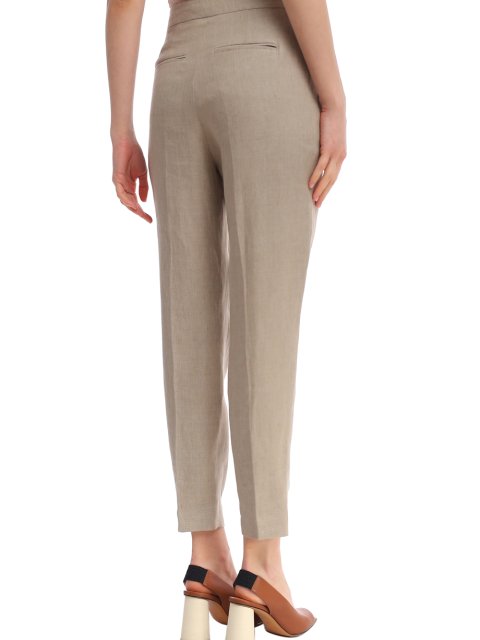 Бежевые брюки MAX&CO: фото 4 - Invogue