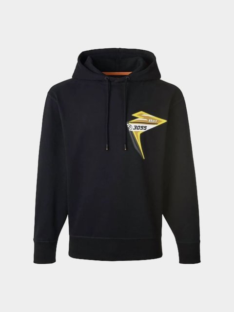 Черное худи BOSS: фото - Invogue