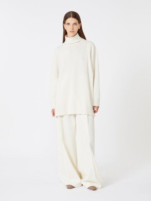 Белый свитер MAX MARA из кашемира: фото 1 - Invogue