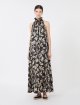 Чорна сукня з принтом Max Mara з шовку: фото 1 - Invogue