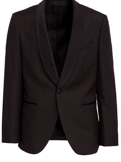 Чёрный пиджак BOSS: фото - Invogue