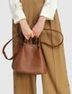 Коричневая сумка MAX MARA: фото 2 - Invogue