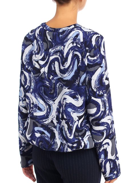 Синяя блуза MAX&CO: фото 6 - Invogue