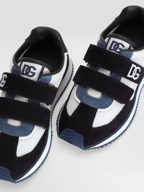 Білі кеди DOLCE&GABBANA KIDS з суміші шкіри: фото 3 - Invogue