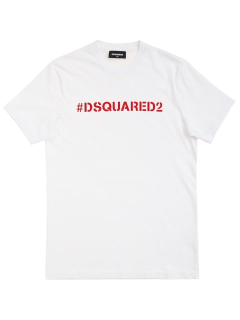 Біла футболка DSQUARED KID : фото - Invogue