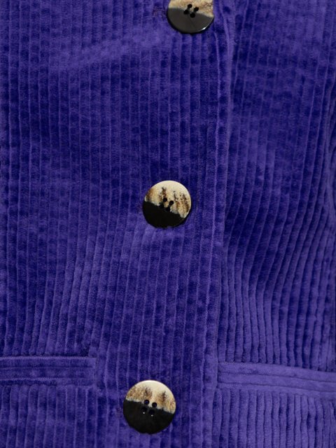 Фіолетовий жакет GANNI : фото 3 - Invogue