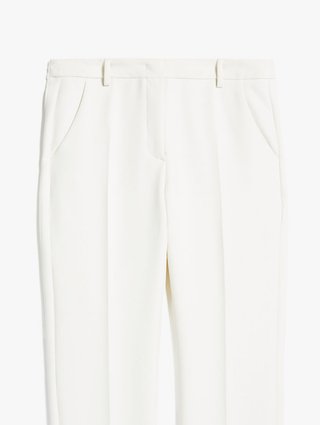 Кремовые брюки WEEKEND MAX MARA: фото 4 - Invogue