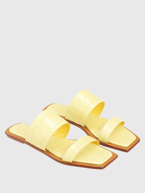 Жовті шльопанці MAX&CO : фото 1 - Invogue