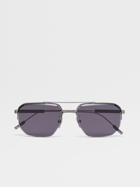 Серые очки ZEGNA: фото - Invogue