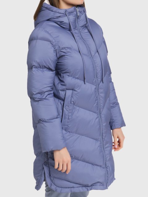 Голубая куртка MARINA RINALDI: фото 2 - Invogue