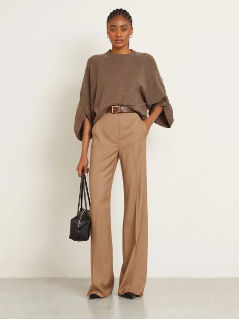 Коричневий светр MAX MARA з вовни та кашеміру: фото 1 - Invogue