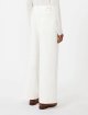 Білі брюки Max Mara з суміші бавовни та льону: фото 3 - Invogue