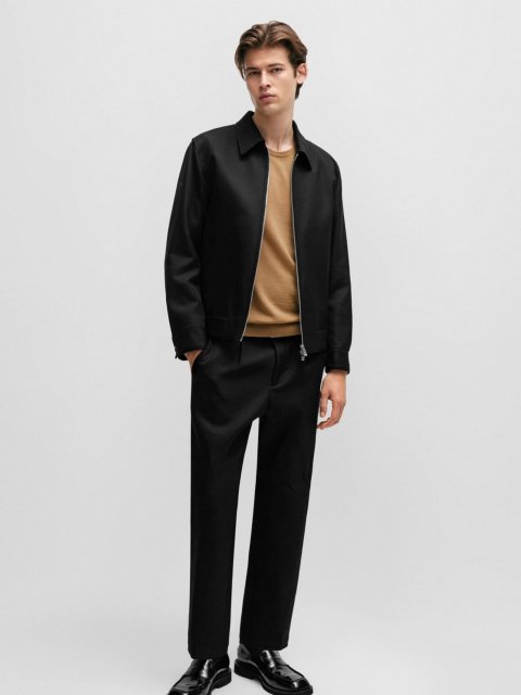 Бежевий светр BOSS з вовни: фото 4 - Invogue