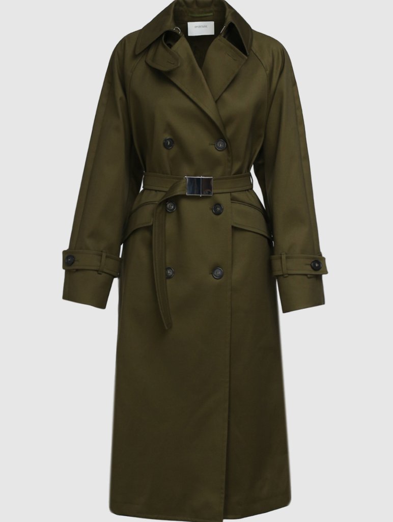 Зелёный плащ SPORTMAX: фото - Invogue