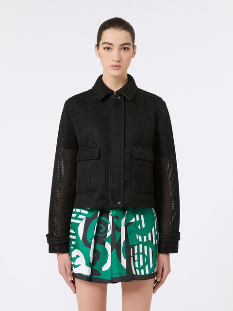 Чорна куртка MAX MARA вільного крою: фото 2 - Invogue