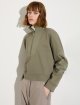 Світшот кольору хакі MAX&CO з бавовняного трикотажу: фото 2 - Invogue