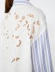Темно-синя сорочка у смужку Weekend Max Mara з бавовни: фото 5 - Invogue