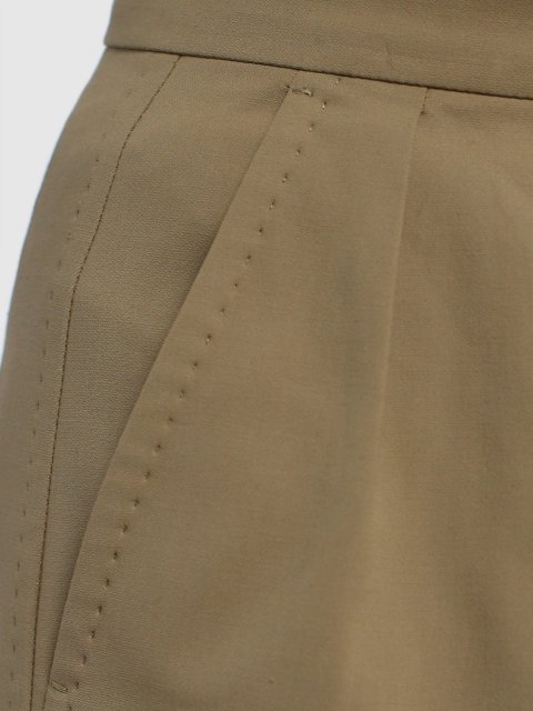 Кремовые брюки MAX MARA: фото 5 - Invogue