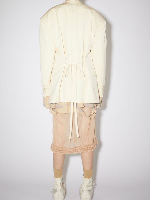 Бежевый жакет ACNE STUDIOS: фото 2 - Invogue