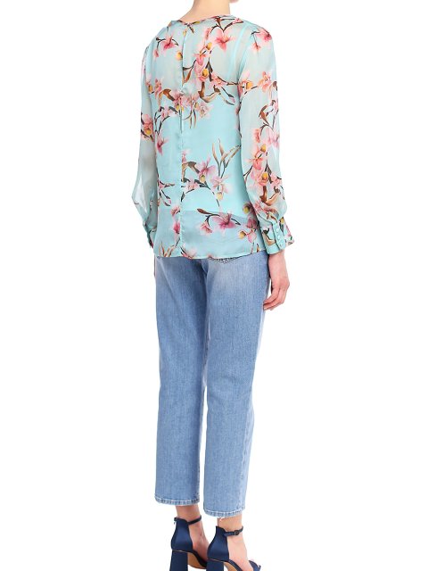 Зелёная блуза MARELLA: фото 2 - Invogue