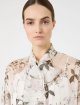 Біла блуза MAX MARA з шовкового шифону: фото 4 - Invogue