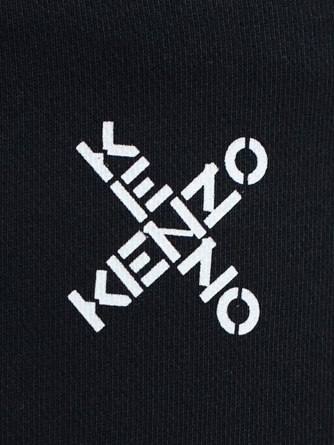 Чёрная футболка KENZO: фото 5 - Invogue