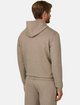 Темно-бежевое худи BOGGI Milano из хлопка и вискозы: фото 3 - Invogue