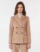Кремовий жакет WEEKEND MAX MARA оксамитовий: фото 2 - Invogue
