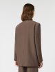 Шоколадний жакет WEEKEND MAX MARA з суміші бавовни: фото 3 - Invogue