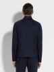 Темно-синяя кофта ZEGNA из шерсти: фото 3 - Invogue