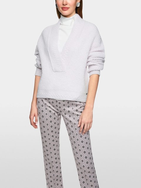 Лавандовий светр MARC CAIN вільного крою: фото 2 - Invogue