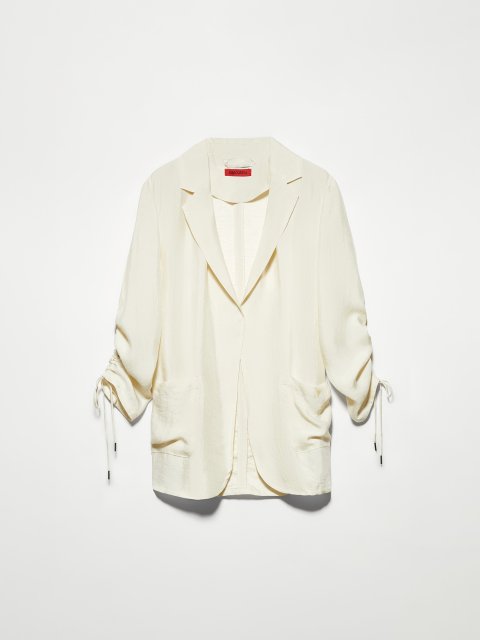 Білий жакет MAX&CO з твілу: фото - Invogue